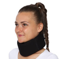 Бандаж для шейного отдела "Крейт" №8 F-320 мягкий (черный) (выс 8 см ) длина 49см